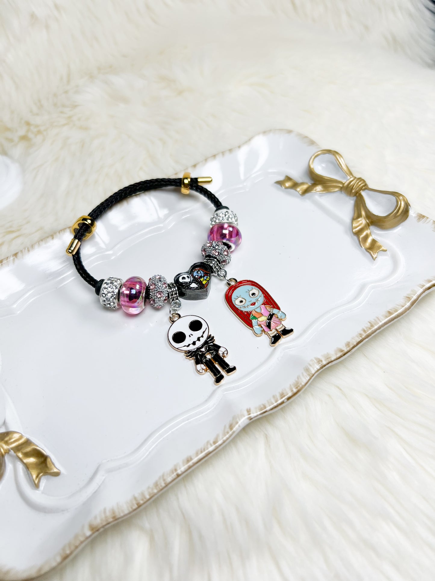 Jack & Sally Charm Bracelet