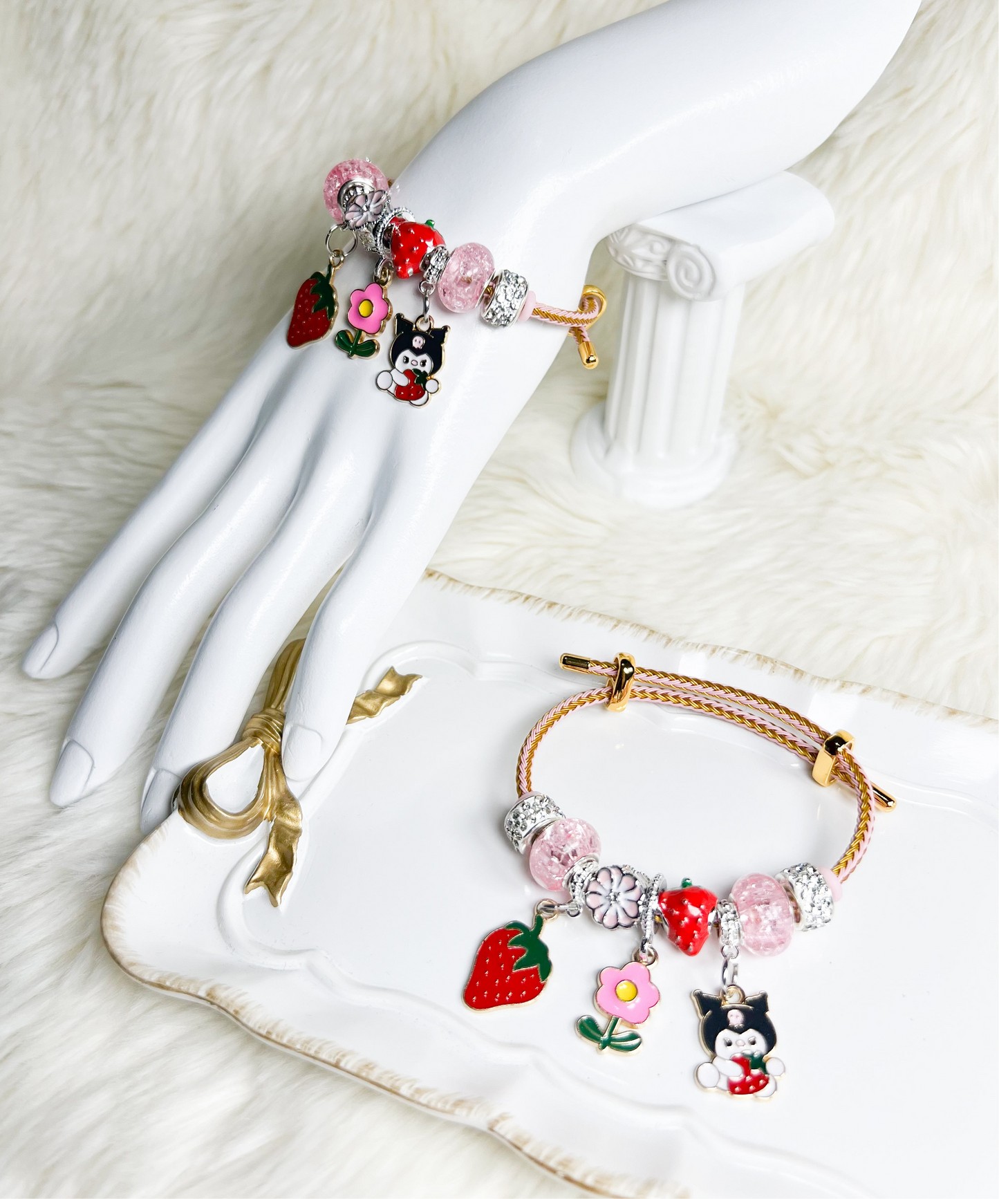 Strawberry Charm Bracelet