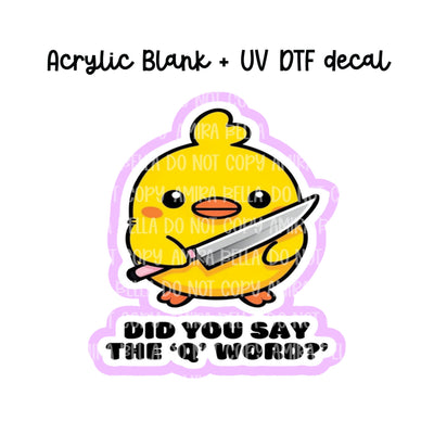 Q word