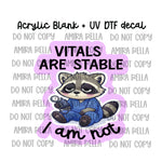 Vitals are Stable