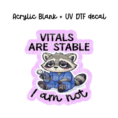 Vitals are Stable