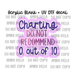 Charting-Do not Recommend