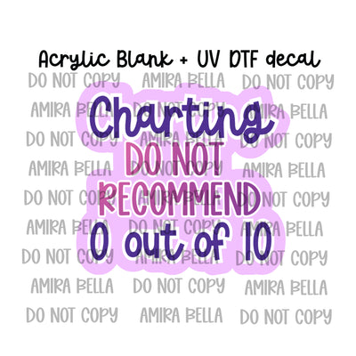 Charting-Do not Recommend