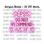SEPSIS-Do not Recommend