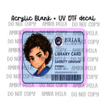 Library Card- Garrett