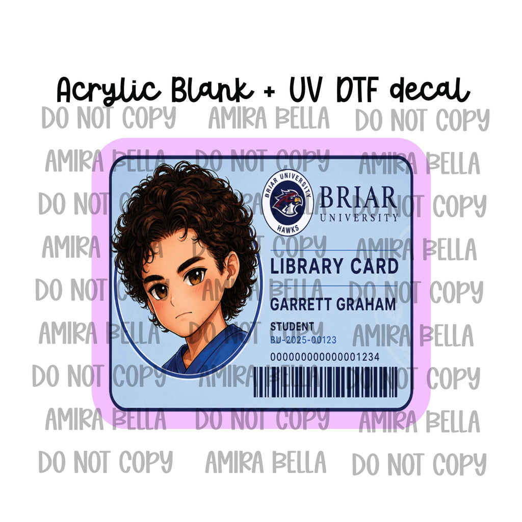 Library Card- Garrett