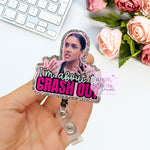 JAVADI-I'm about to crash out, badge reel