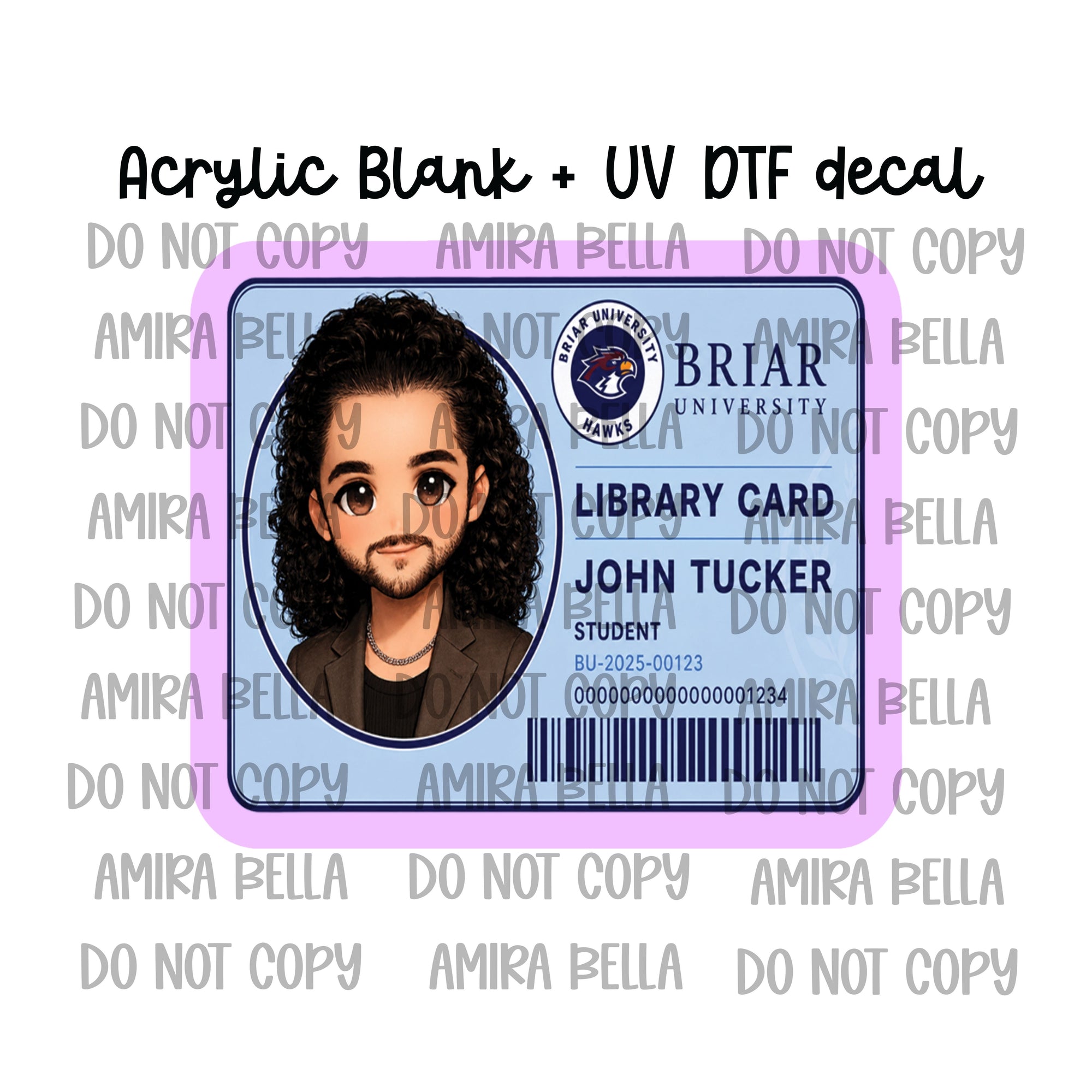 Library Card- Tucker