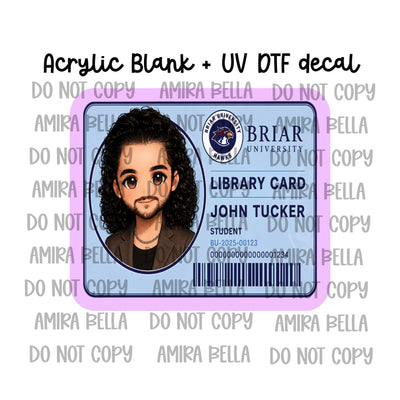 Library Card- Tucker