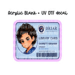 Library Card- Garrett