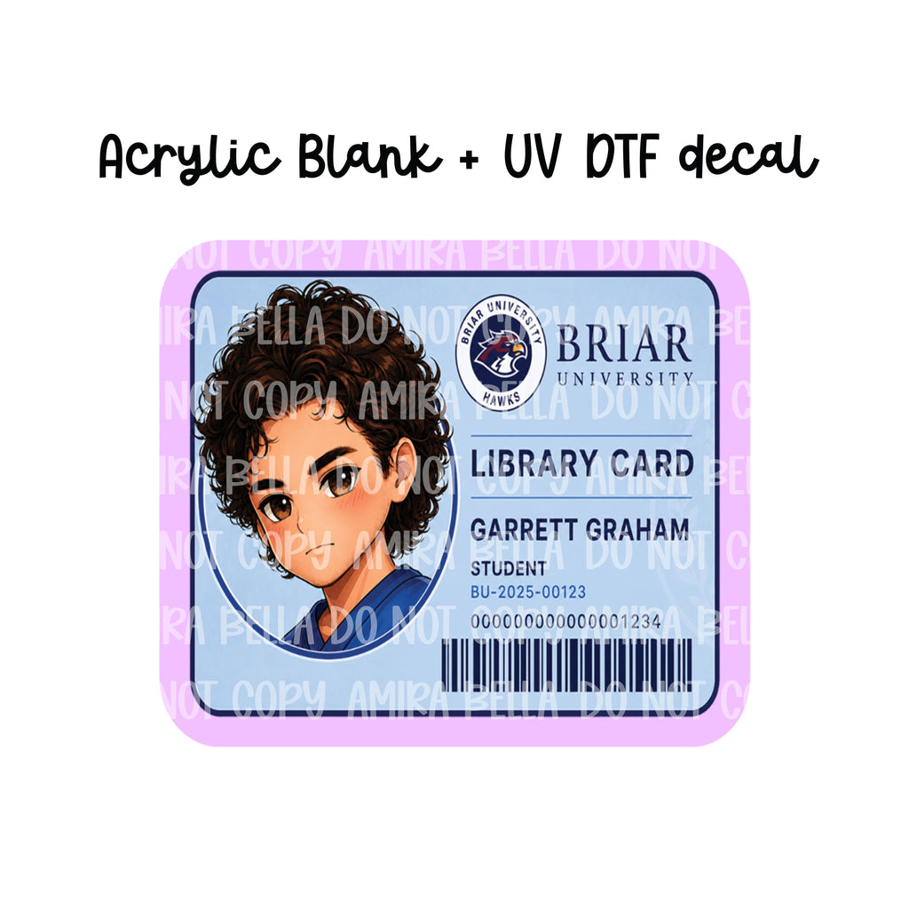 Library Card- Garrett
