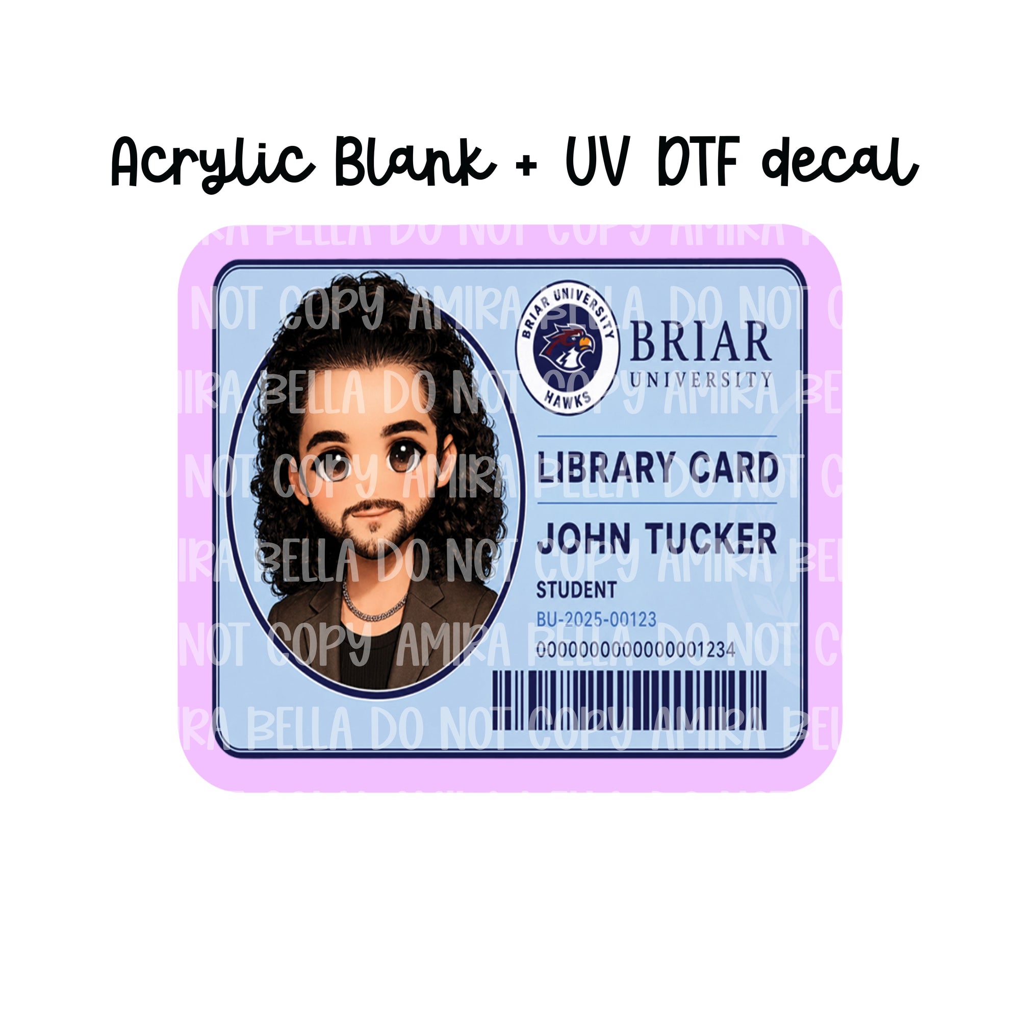 Library Card- Tucker