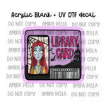 Library Card- Sally