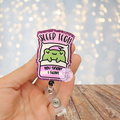 Sleep Tech Badge Reel