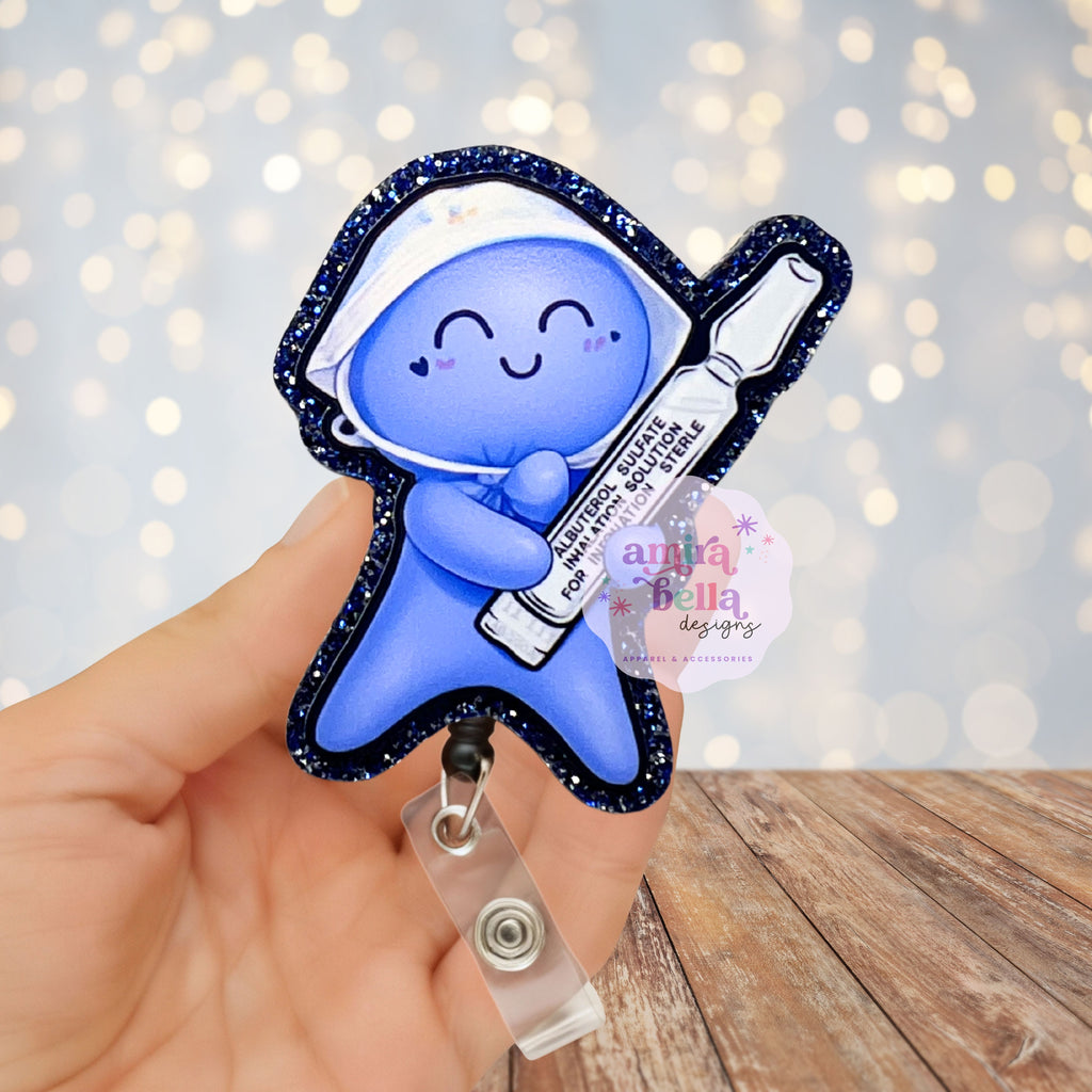 RT, Respiratory Therapist Glove Doll Badge Reel