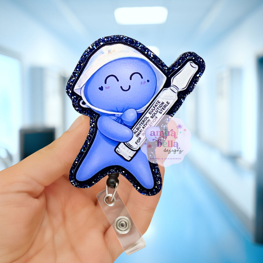 RT, Respiratory Therapist Glove Doll Badge Reel