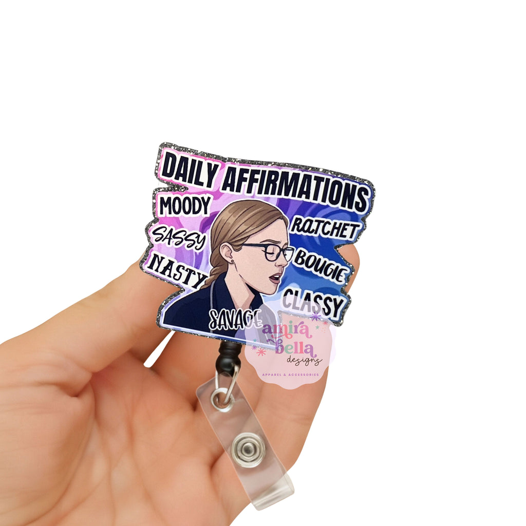MEL-Daily Affirmations Badge Reel