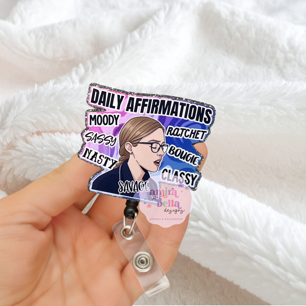 MEL-Daily Affirmations Badge Reel