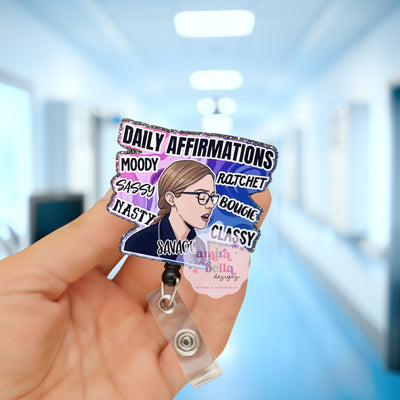 MEL-Daily Affirmations Badge Reel