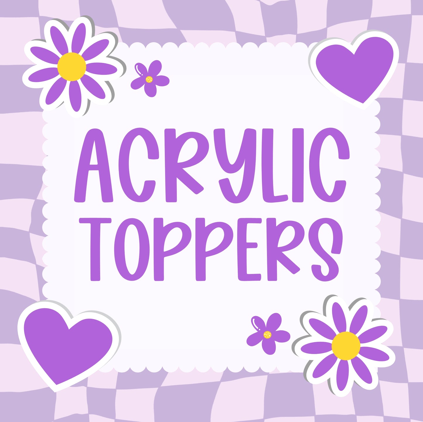 Acrylic Flat backs only