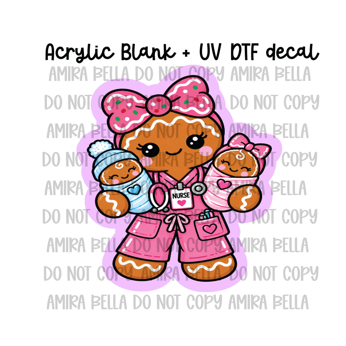 Gingerbread Nurse & Babies