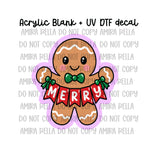 Merry Gingerbread Cookie