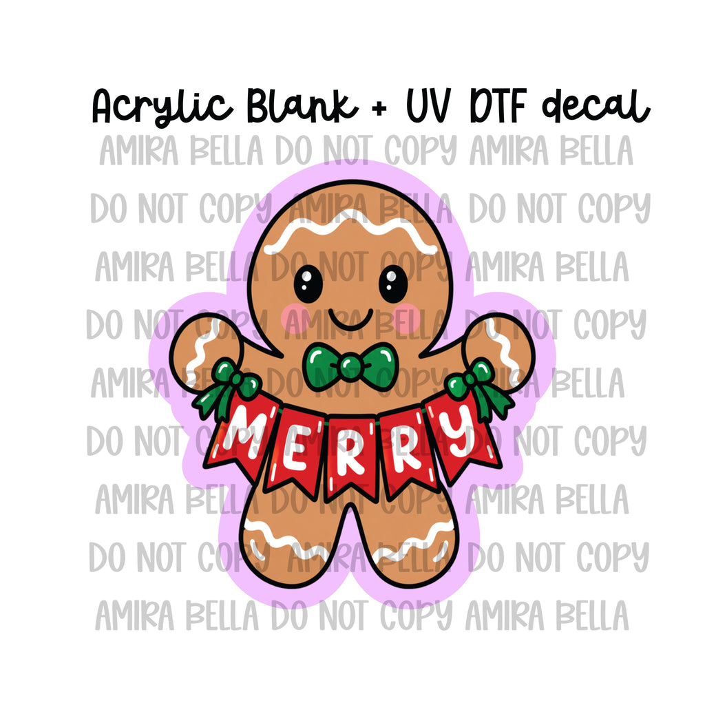Merry Gingerbread Cookie