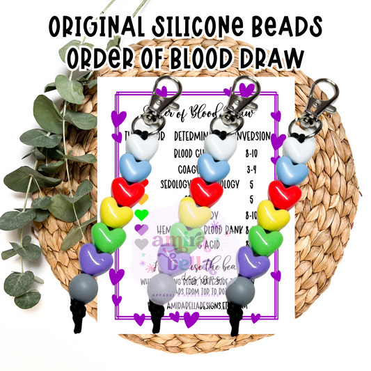 Order of Blood Draw (Heart Beads)
