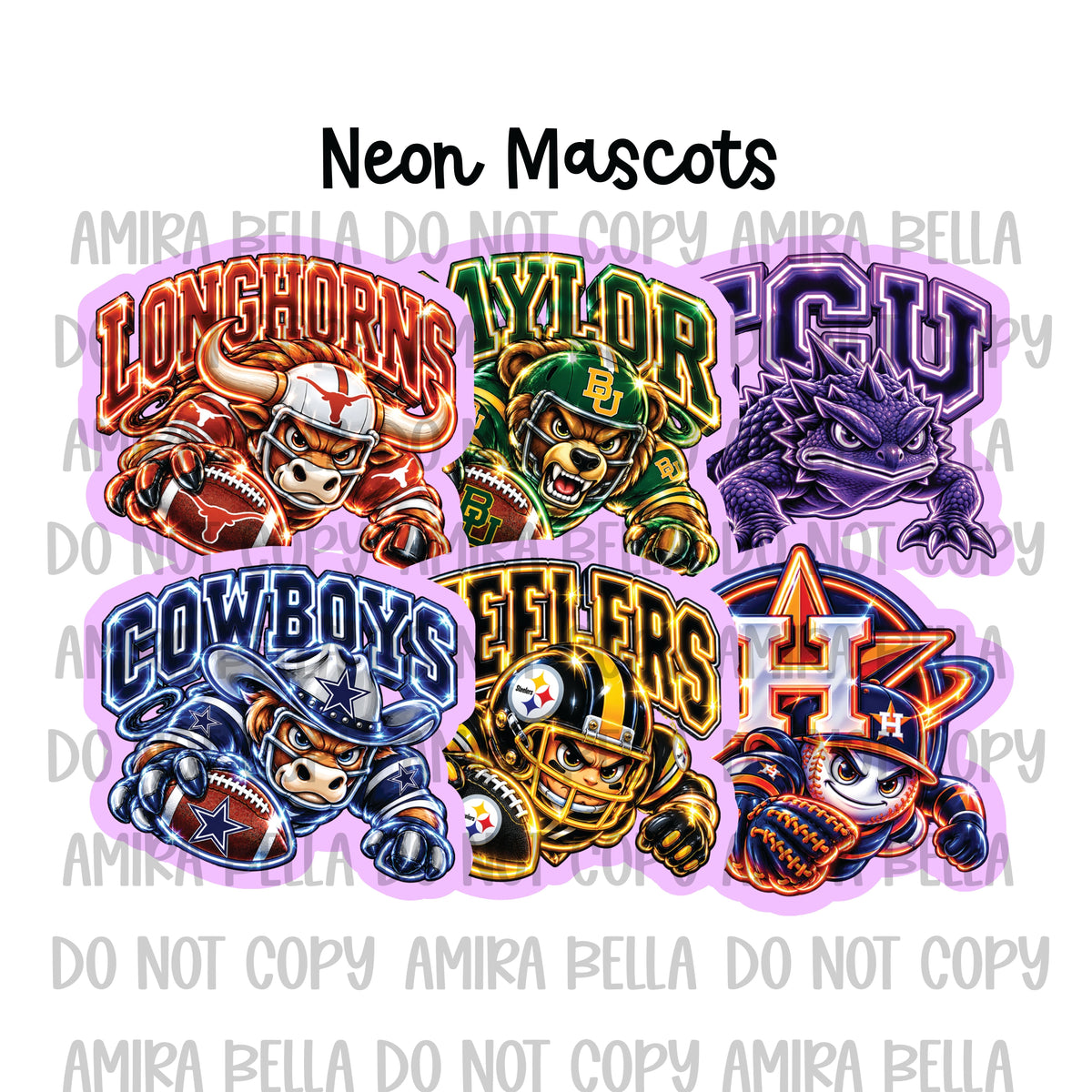 Neon Mascots