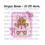 Checkered Gingerbread Girl
