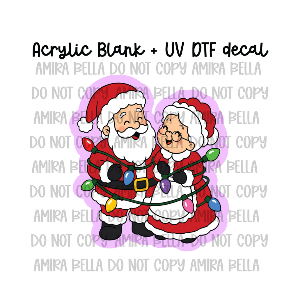 Tangled Santa & Mrs Claus