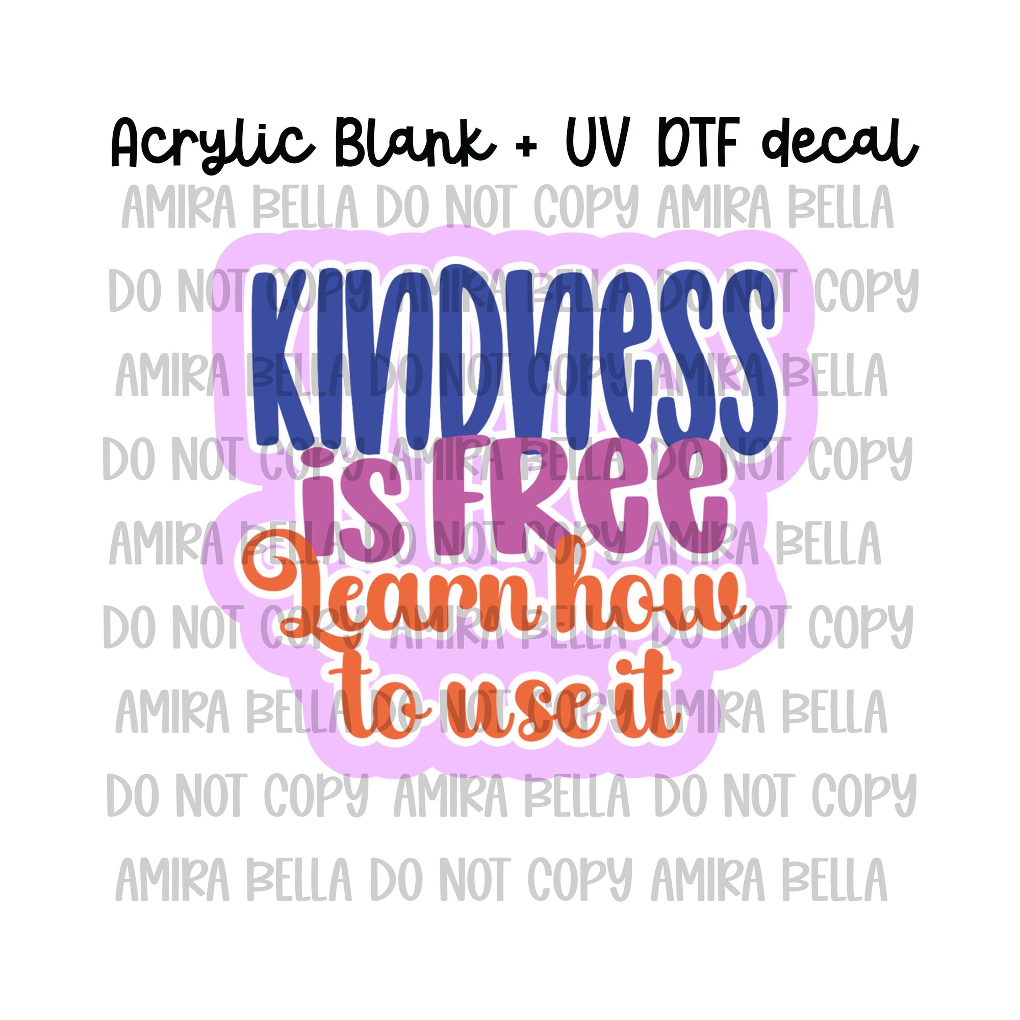 Kindness is free