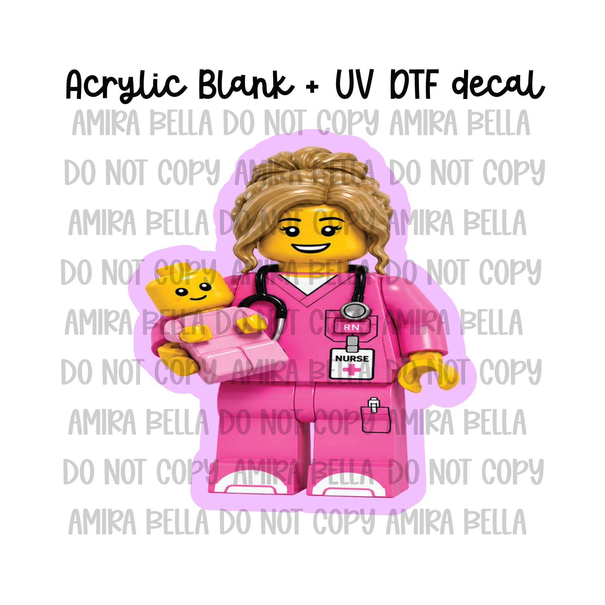 Toy-Blonde RN and Baby