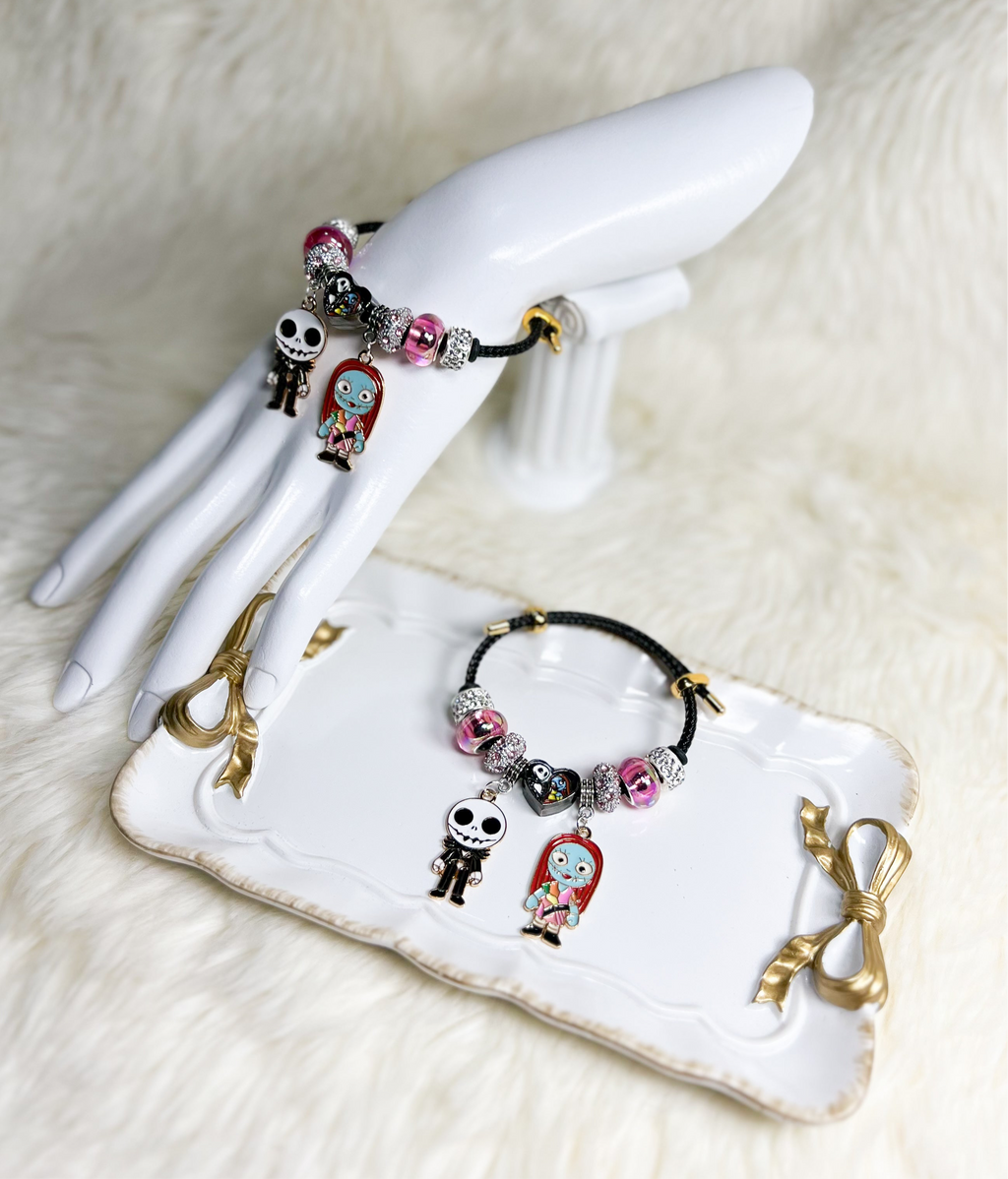 Jack & Sally Charm Bracelet