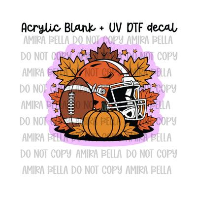 Football & Pumpkin