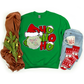 HO HO HO Green Man Chenille Patch Sweatshirt
