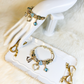 Aqua Charm Bracelet