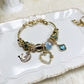Aqua Charm Bracelet