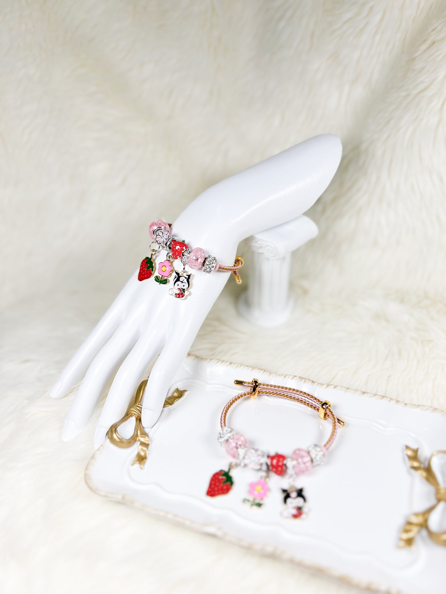 Strawberry Charm Bracelet