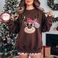 Sequined Reindeer Sweatshirt