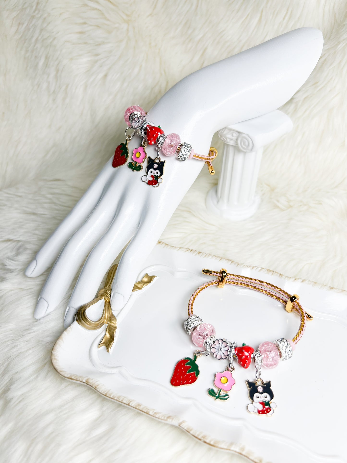 Strawberry Charm Bracelet