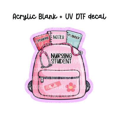 Student Nurse Backpack