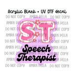 ST - Speech Therapist