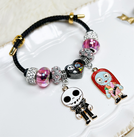 Jack & Sally Charm Bracelet