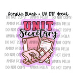 Unit Secretary