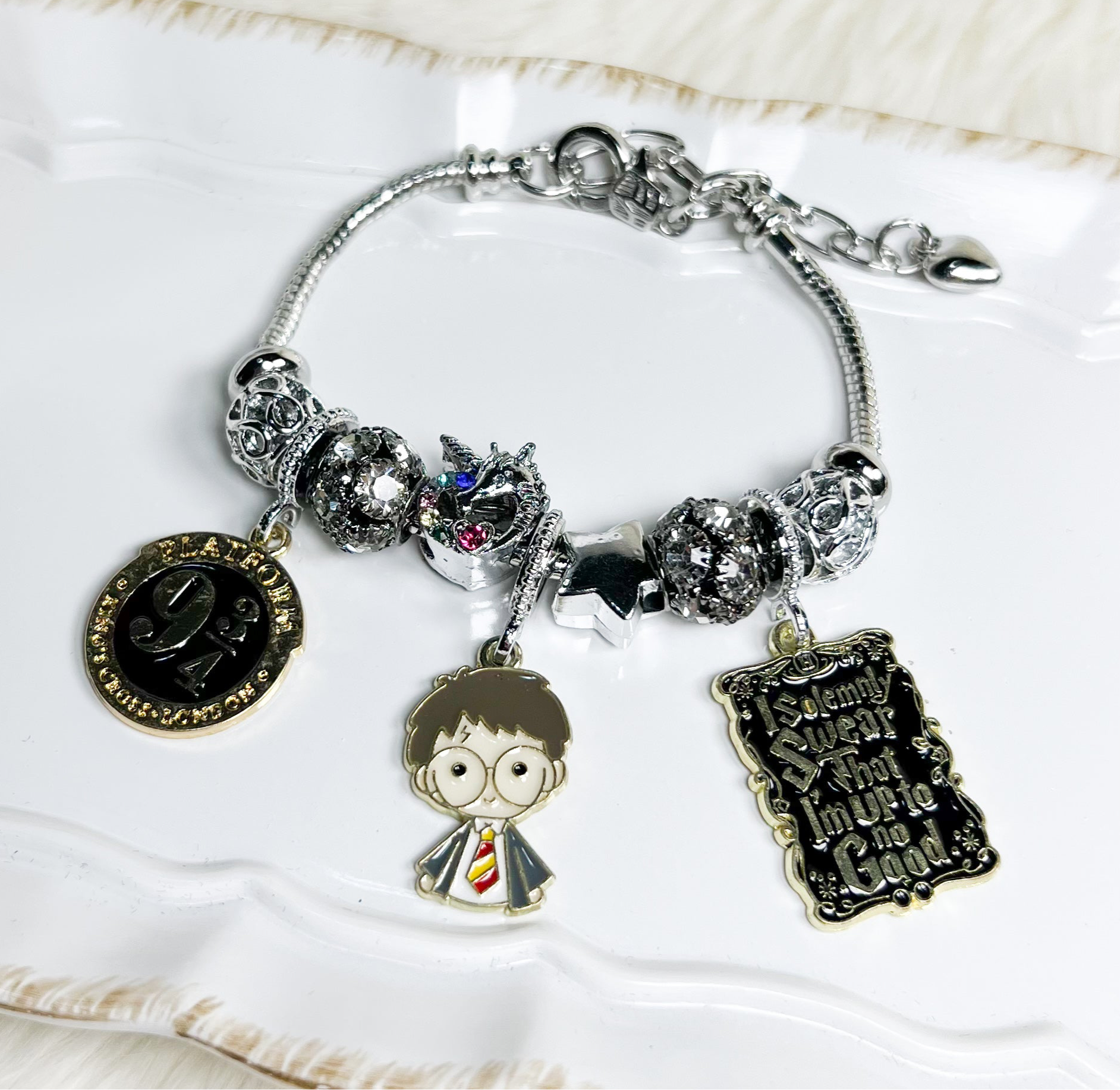 Wizard Bracelet, HP Charm Bracelet