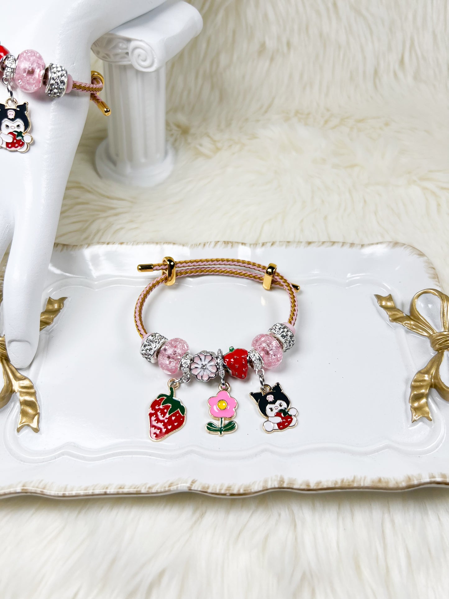 Strawberry Charm Bracelet