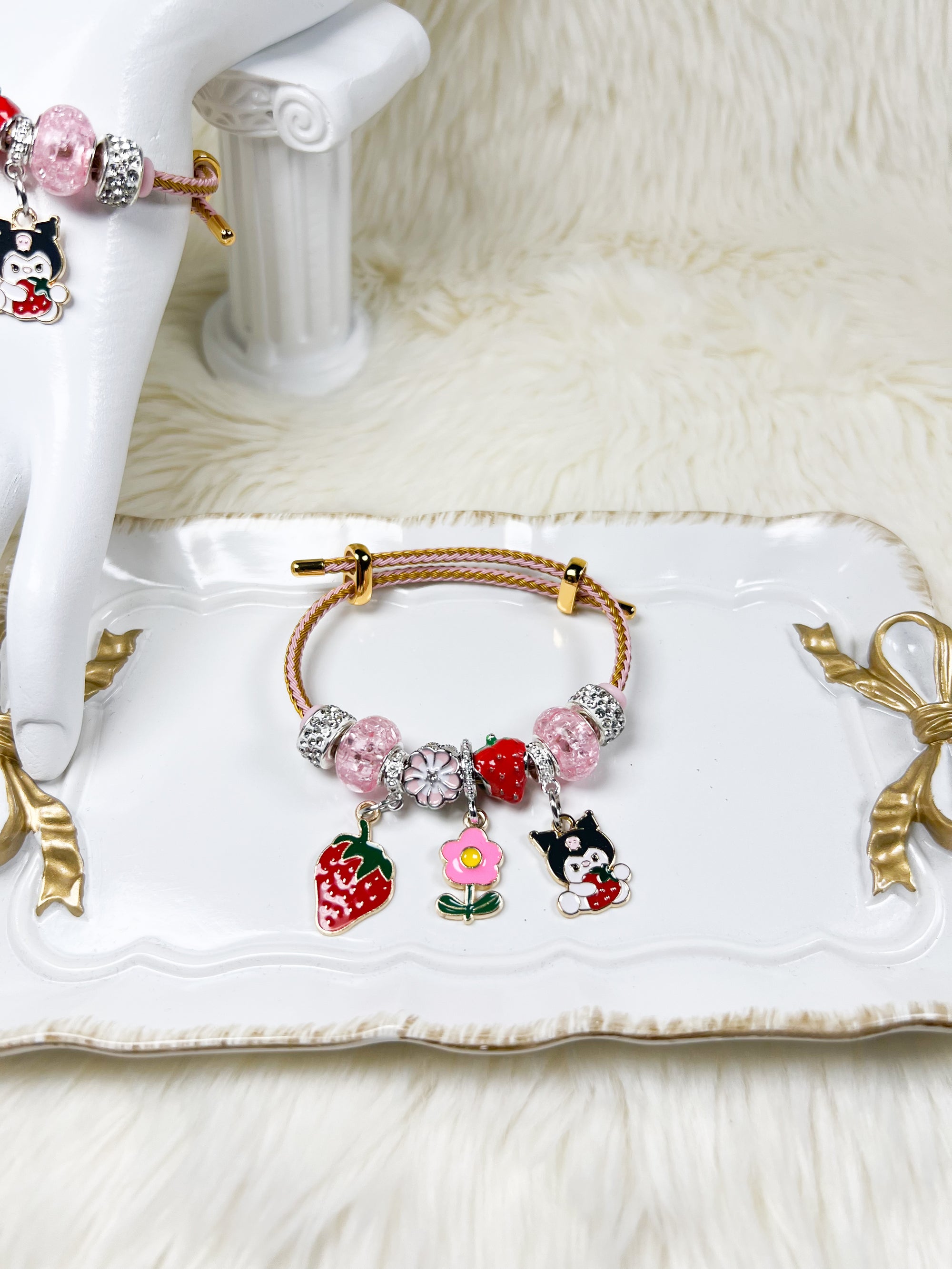 Strawberry Charm Bracelet