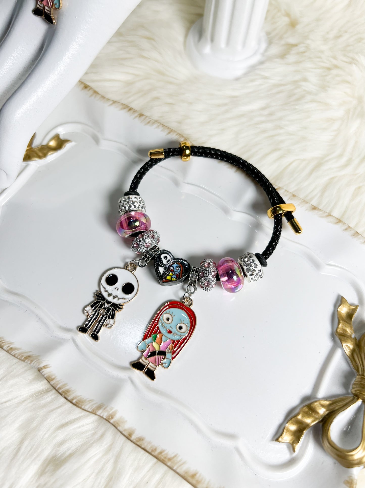 Jack & Sally Charm Bracelet