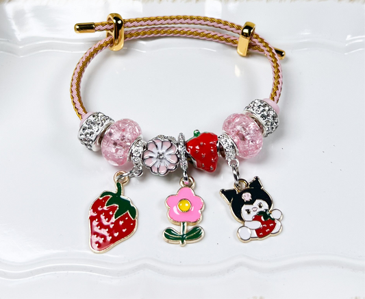 Strawberry Charm Bracelet